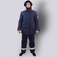 Костюм сварщика утепленный модель 17-17111СП (3 класс защиты)