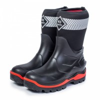 Зимние специализированные сапоги в индустриальном стиле «NEO BOOTS» Midi черные