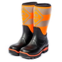 Зимние специализированные сапоги в индустриальном стиле «NEO BOOTS» оранжевые