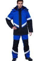 Костюм зимний рабочий «КОС 052.0.2» васильковый 4 климатический пояс