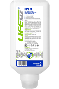 Защитный крем для рук гидрофобного действия «Элен» линии PROFLINE, картридж для настенного диспенсера, 2000мл