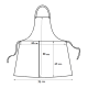 Фартук спилковый (цельный, без шва) (Минпромторг)
